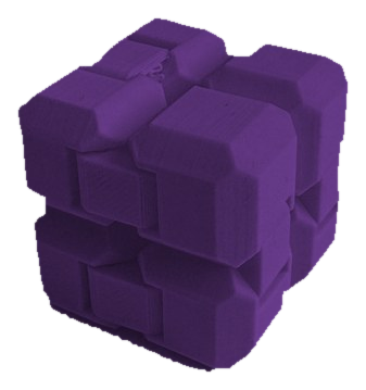 Infinity Cube kleur Amethist